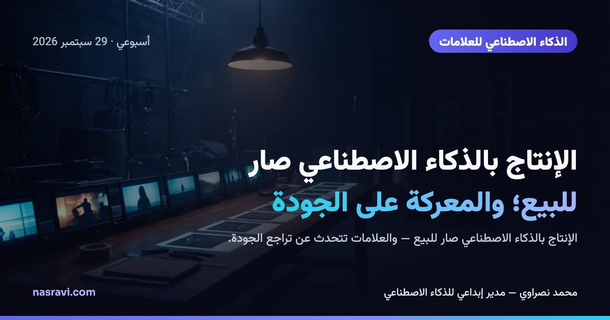 الذكاء الاصطناعي للعلامات: تغييرات الأسبوع، 29 سبتمبر